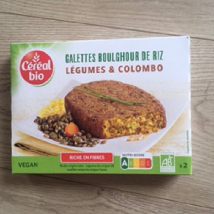 photo of Céréal Bio Galettes Boulghour de Riz Légumes et Colombo shared by @axelle270 on  30 Oct 2020 - review