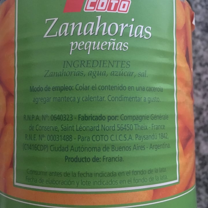 photo of Coto Zanahoria En Conseva  shared by @flore on  07 Apr 2020 - review