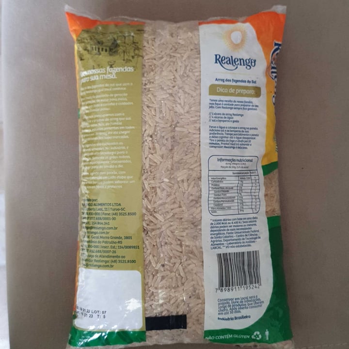 photo of Realengo Alimentos Arroz das Fazendas do Sul shared by @lemerick on  07 May 2022 - review