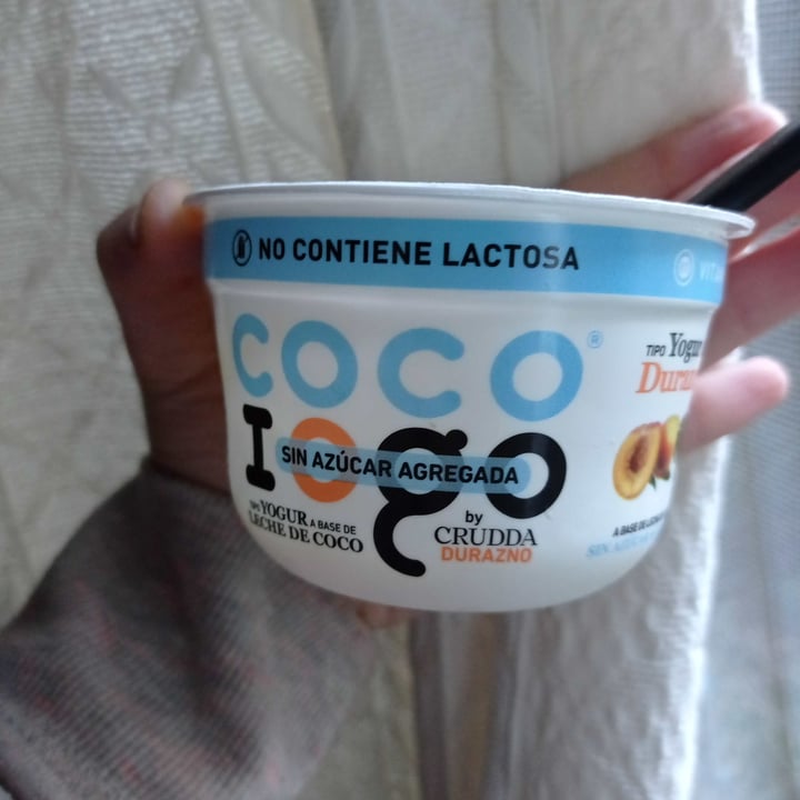 review photo of Crudda Yogur a Base de Coco sabor Durazno Sin Azúcar Agregada shared by @guadarizzi on 03 Aug 2021 - review