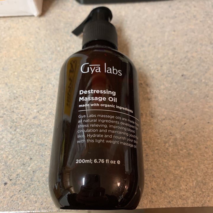 photo of Gya labs Destressing massage oil shared by @lisamc427 on  29 Dec 2020 - review