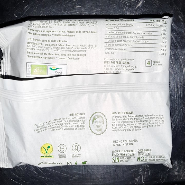 review photo of Inés Rosales Tortas De Aceite Organic shared by @thebosc on 31 Jul 2021 - review