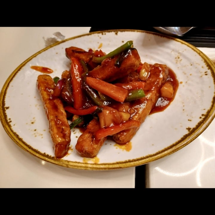 photo of Cafe Soya (Arcadian Centre) Vegan sticky sweet and sour ribs shared by @yotodda16 on  18 Jan 2022 - review