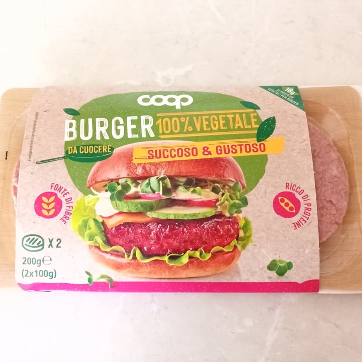 photo of Coop Burger Vegetale shared by @laleviareggio on  24 May 2022 - review