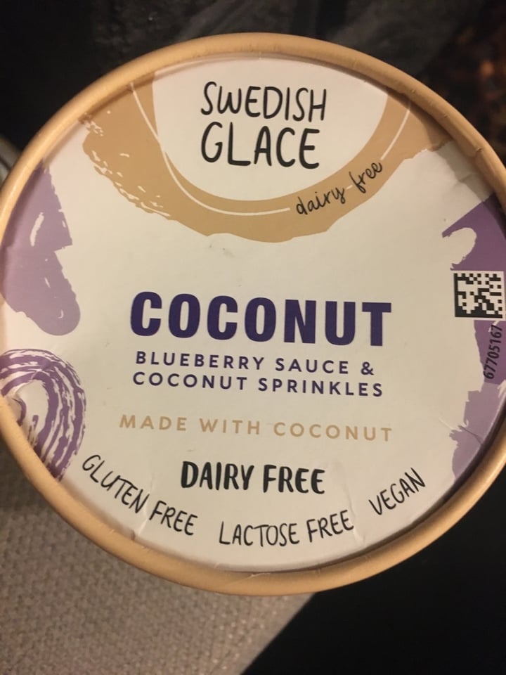 review photo of Swedish Glace Swedish Glacé Coconut Blueberry Sauce And Coconut Sprinkles shared by @jazlikesanimals on 09 Jan 2020 - review