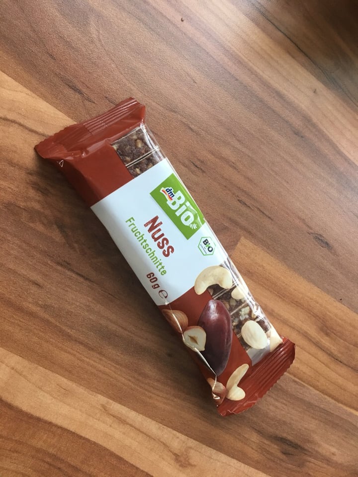 photo of dmBio Nuss Fruchtschnitte shared by @melblu on  17 Apr 2020 - review