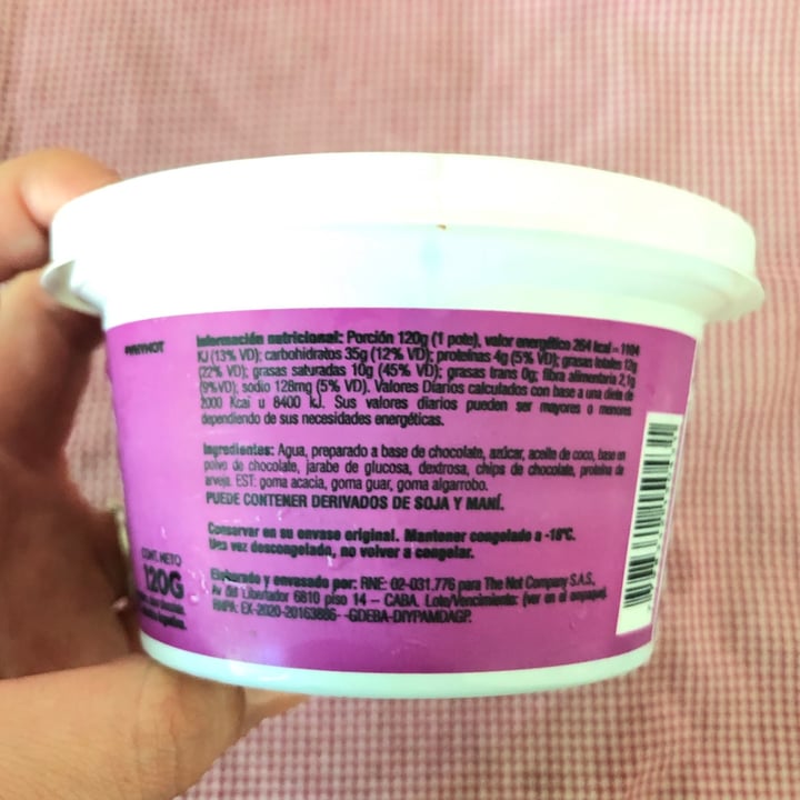 photo of NotCo Not Icecream Chocolate Chips Mini shared by @margenco on  26 Jul 2021 - review
