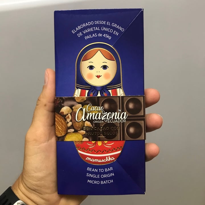 photo of Mamuschka Chocolate 56% con frutos secos shared by @sechague on  14 Mar 2021 - review