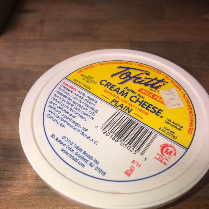 review photo of Tofutti Better Than Cream Cheese shared by @dianak on 25 Dec 2020 - review