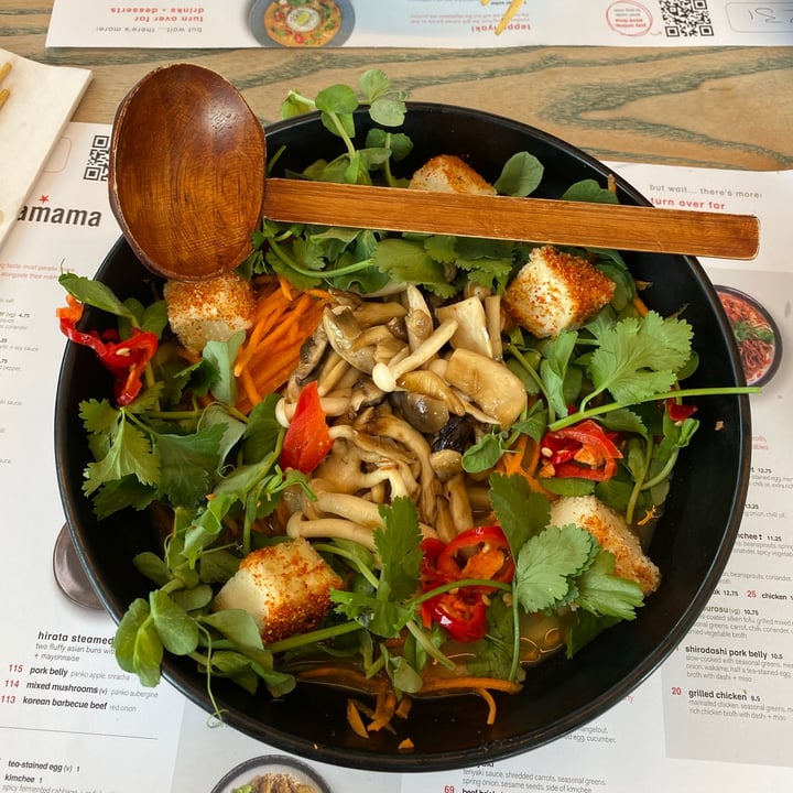photo of Wagamama Kingston upon Thames Kare buroso ramen shared by @devon0 on  11 Aug 2020 - review