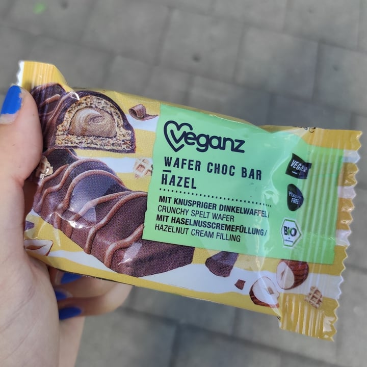 photo of Veganz Wafer Choc Bar Hazel shared by @deborahkokici on  08 Jul 2022 - review