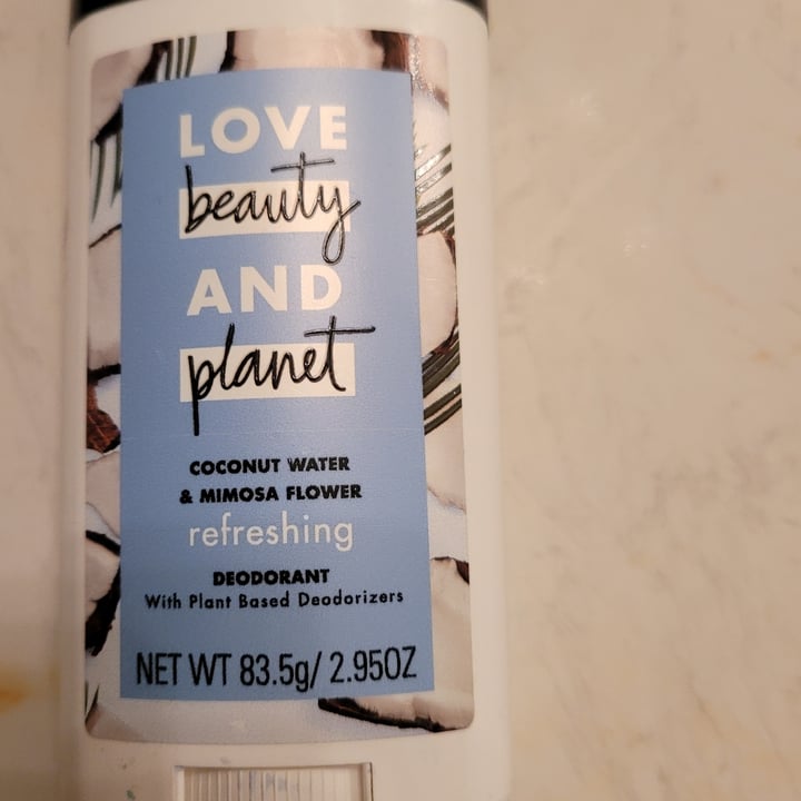 review photo of Love Beauty and Planet Coconut Water & Mimosa Flower Deodorant shared by @mjt1224 on 30 Dec 2020 - review