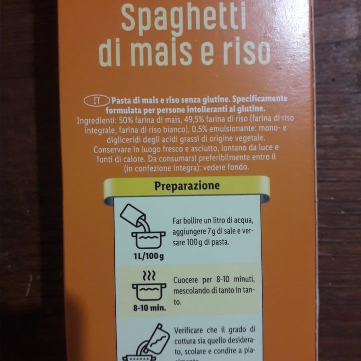 photo of Combino Senza Glutine Spaghetti Di Mais E Riso shared by @giuliacarosio on  07 Apr 2022 - review