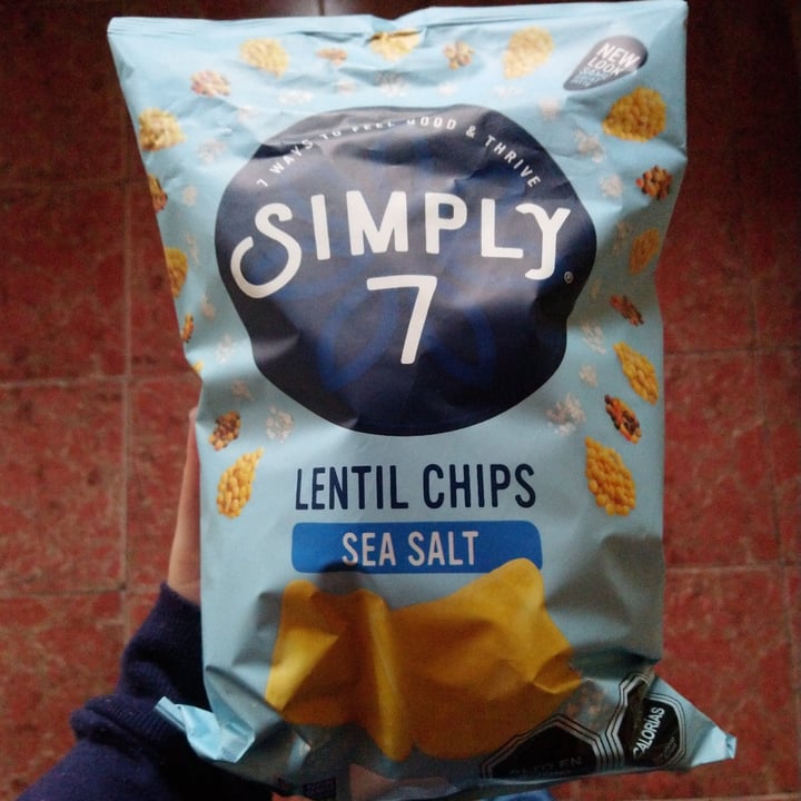 photo of Simply 7 Snacks Lentil Chips (sea salt) shared by @catamartins on  16 Oct 2022 - review
