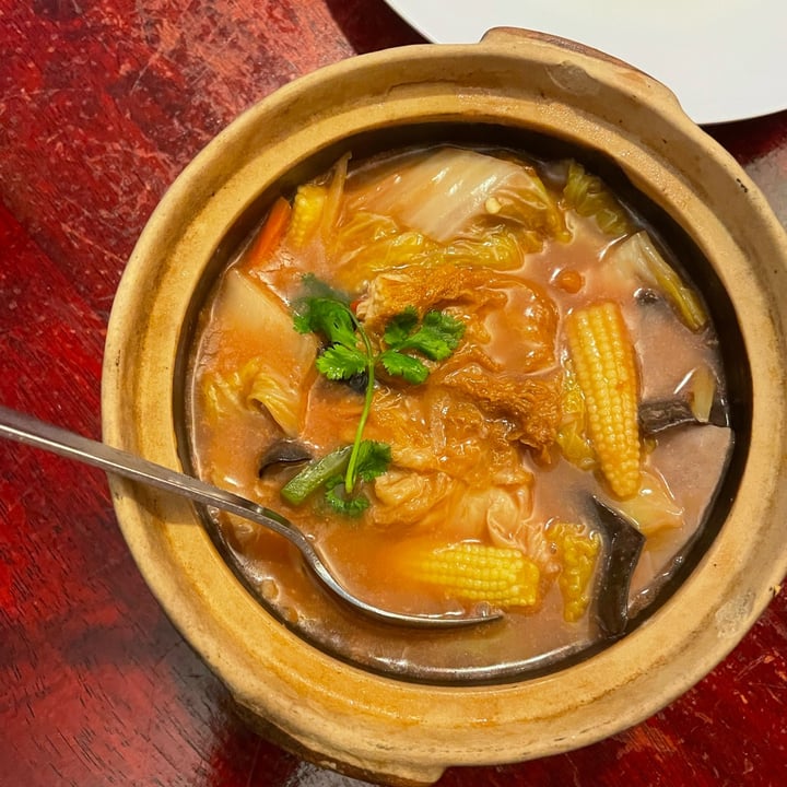 review photo of Fulin Xuan Vegetarian Food Restaurant Braised Beancurd Skin With Fermented Beancurd In Claypot shared by @applepancakes on 02 Sep 2022 - review