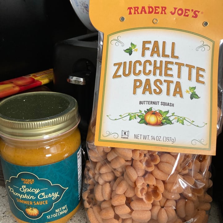 photo of Trader Joe's Fall Zuchette Pasta shared by @lillysmom19 on  16 Sep 2021 - review