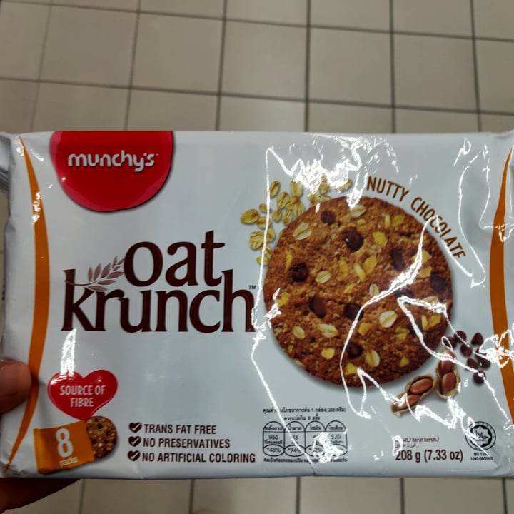 photo of Munchy's oat krunch nutty chocolate shared by @kaixinn on  09 Mar 2022 - review