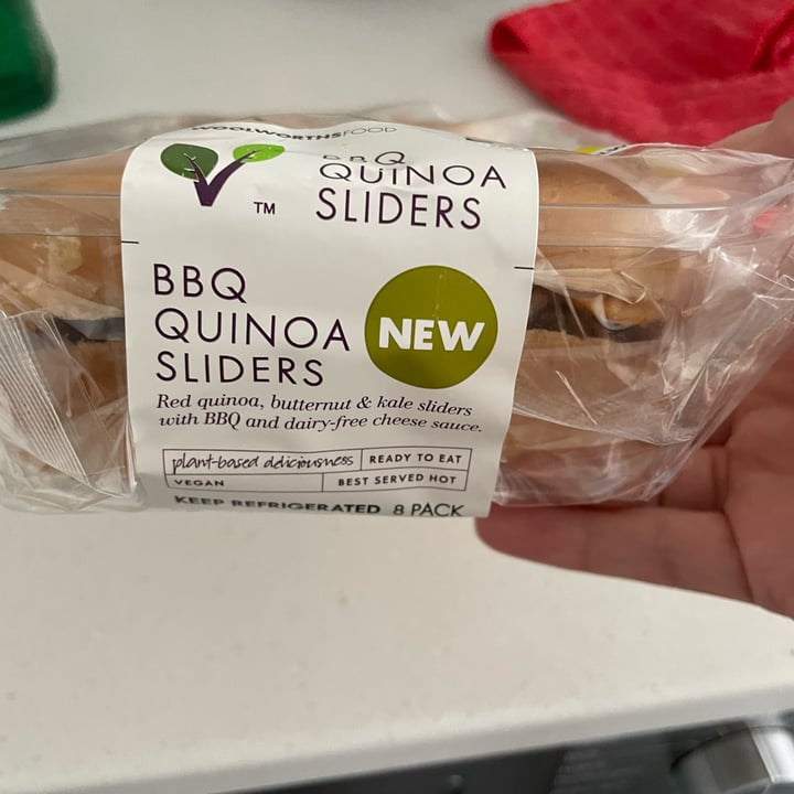 photo of Woolworths Food Bbq quinoa sliders shared by @jaxipop on  01 Feb 2022 - review