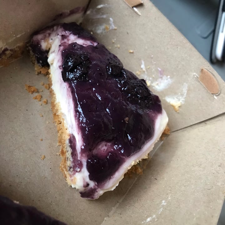 photo of Bodhi Leaf Eatery Blueberry Cheesecake shared by @vegan-alien on  14 Jun 2020 - review