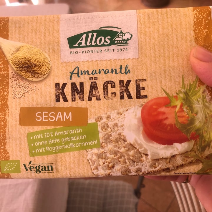 photo of Allos Fette tostate amaranto e sesamo shared by @jesjes on  22 Mar 2022 - review