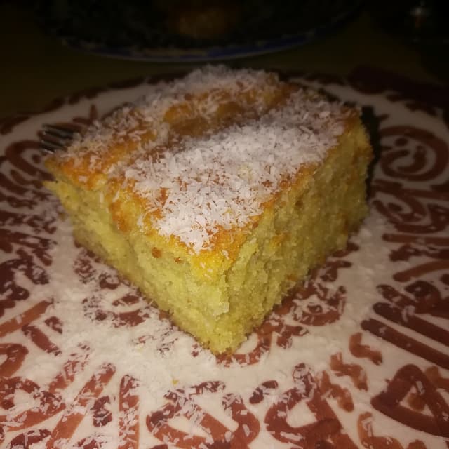 菜肴“Torta al cocco”的照片