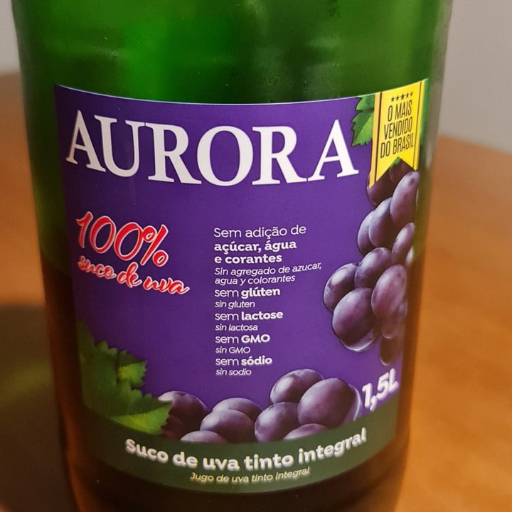 photo of Aurora Suco de uva tinto integral Aurora shared by @damont on  16 Jun 2022 - review