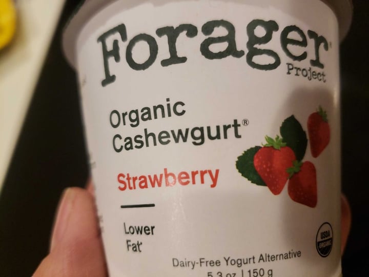 photo of Forager Project Organic Dairy-free Cashewmilk Yogurt Strawberry shared by @ambularfortheanimals on  02 Feb 2019 - review