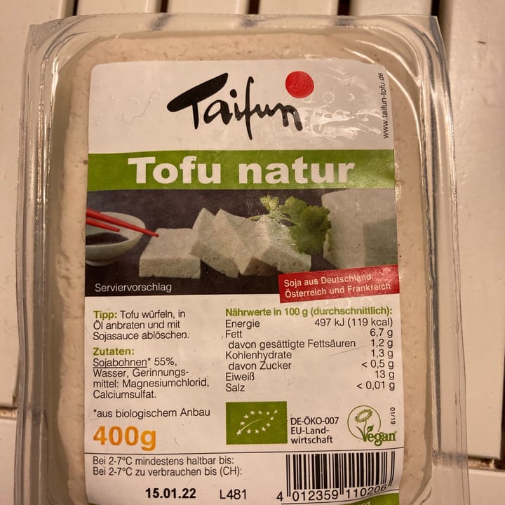 photo of Taifun Tofu natur shared by @lamoona on  17 Dec 2021 - review