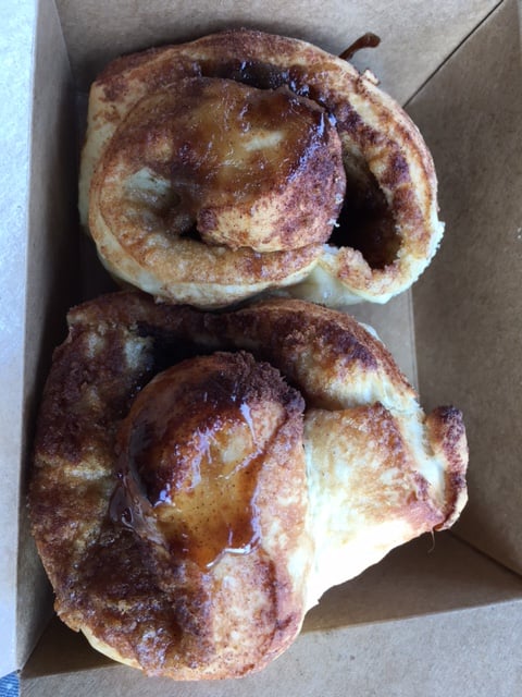 photo of Cafe la Vie Cinnamon Buns! shared by @leslie on  06 Apr 2018 - review