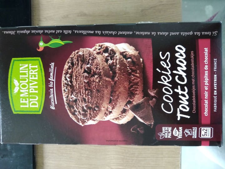 photo of Le Moulin Du Pivert Cookies tout choco shared by @dorya on  22 Mar 2020 - review