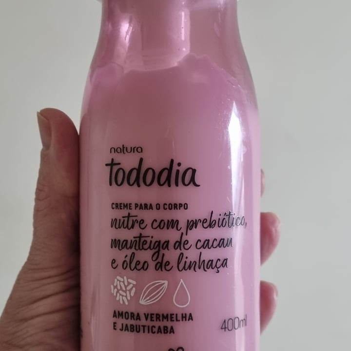 photo of Natura natura todo dia creme corpo amora e jabuticaba shared by @valderes on  29 Sep 2022 - review