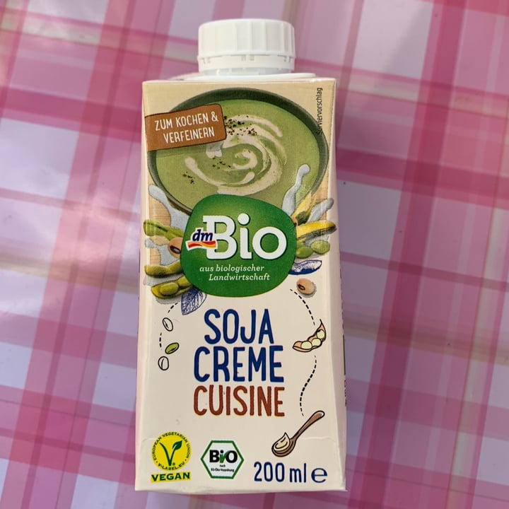 photo of dmBio Soja Crème Cuisine shared by @slovenianveganfinds on  21 Jan 2021 - review