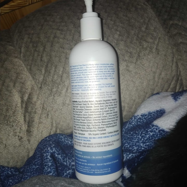 photo of BWC Fragrance Free Lotion shared by @livewithintegrity on  18 Dec 2021 - review
