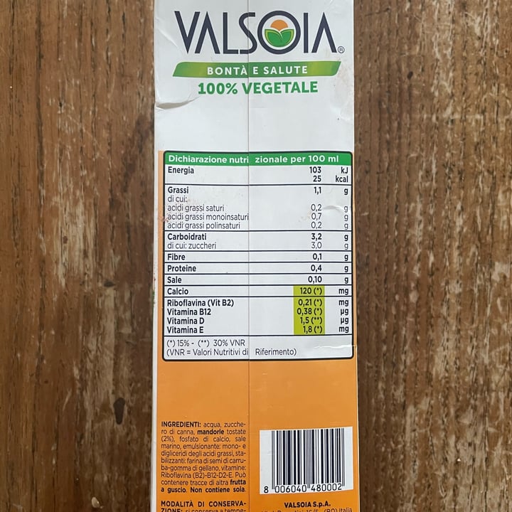 review photo of Valsoia Latte di mandorla shared by @caramedo on 08 Dec 2021 - review