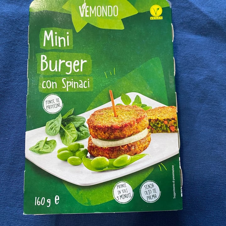 review photo of Vemondo Mini burger con spinaci shared by @dicosta on 01 Mar 2022 - review