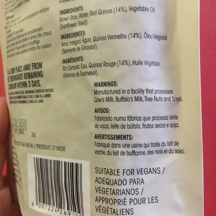 review photo of Tasia Brown rice and quinoa shared by @veggiestephie on 28 Dec 2020 - review