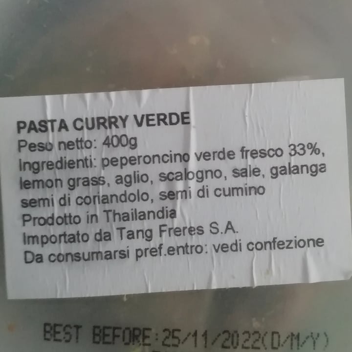 photo of Cock brand Green Curry Paste shared by @ale94toma on  02 Apr 2022 - review