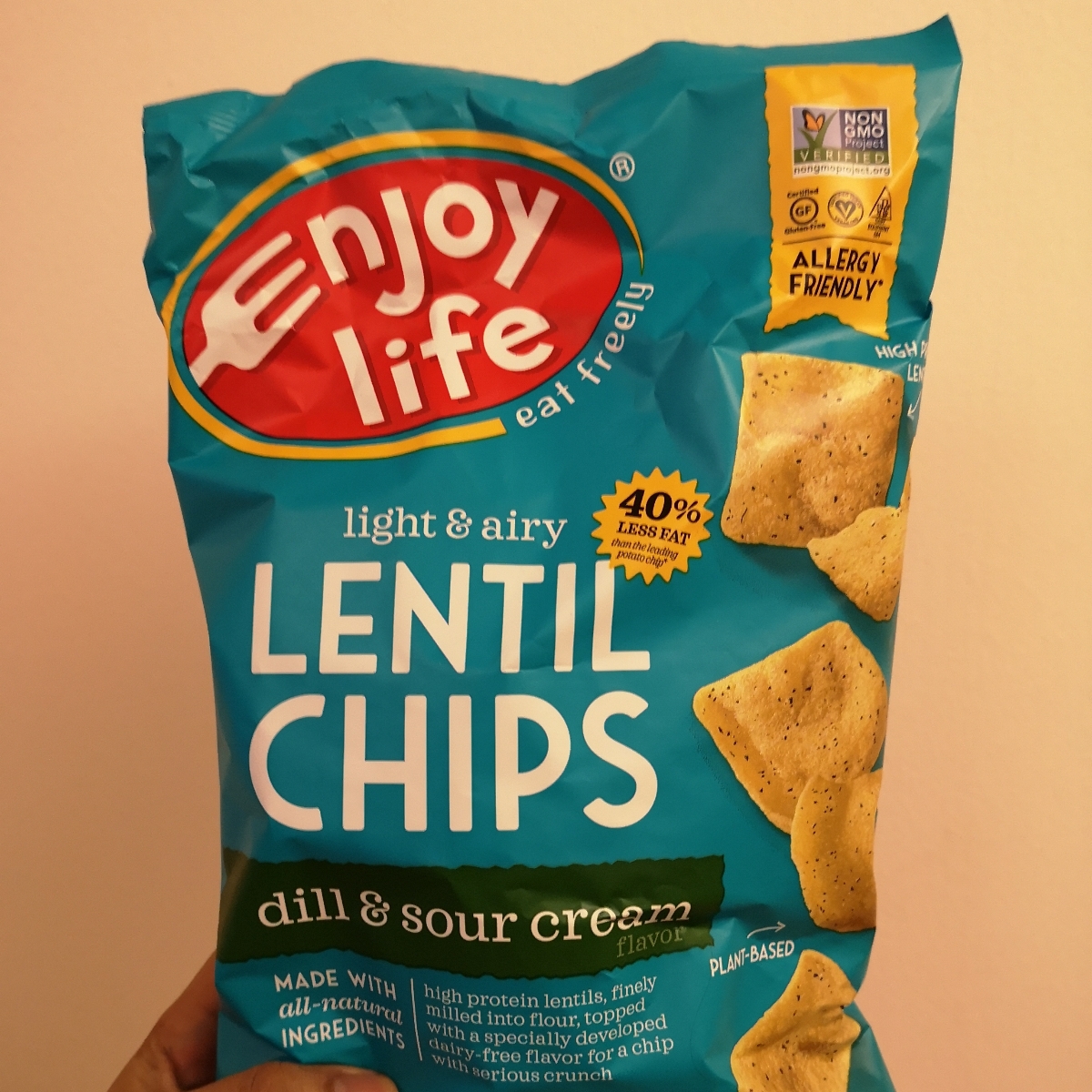 Enjoy Life Lentil Chips Dill & Sour Cream Reviews abillion