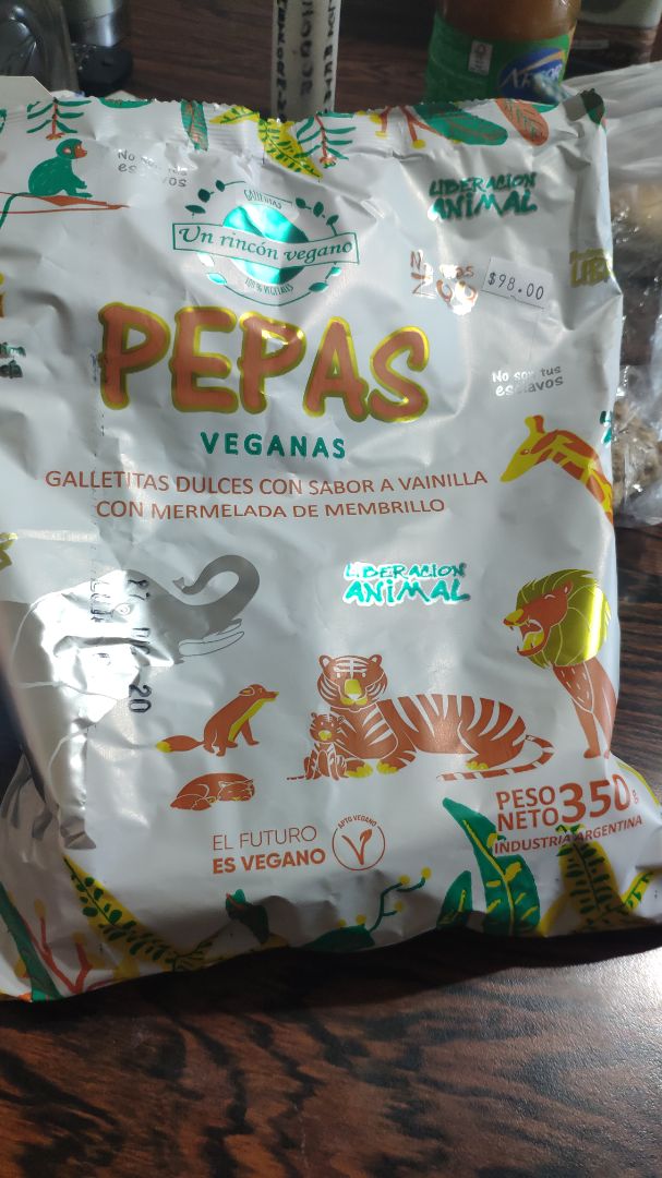 photo of Un Rincón Vegano Pepas Galletitas Dulces con Sabor a Vainilla con Mermelada de Membrillo shared by @ayemartinez on  16 Feb 2020 - review