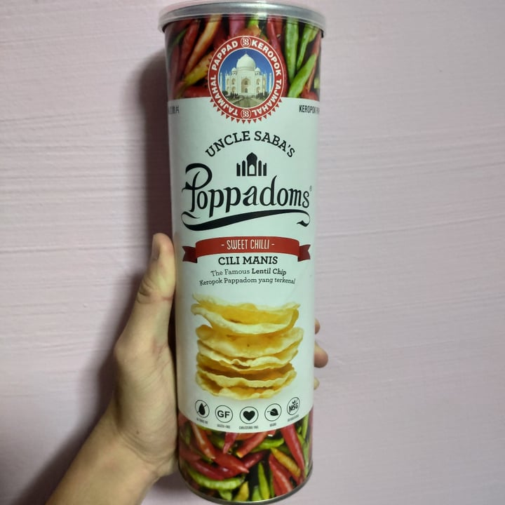 review photo of Uncle Saba's Poppadoms Cili Manis shared by @austenleow on 17 Dec 2021 - review