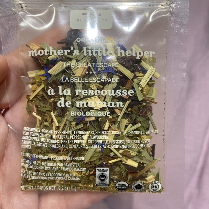 photo of DAVIDsTEA Mother’s Little Helper shared by @anjkb on  26 Jun 2021 - review