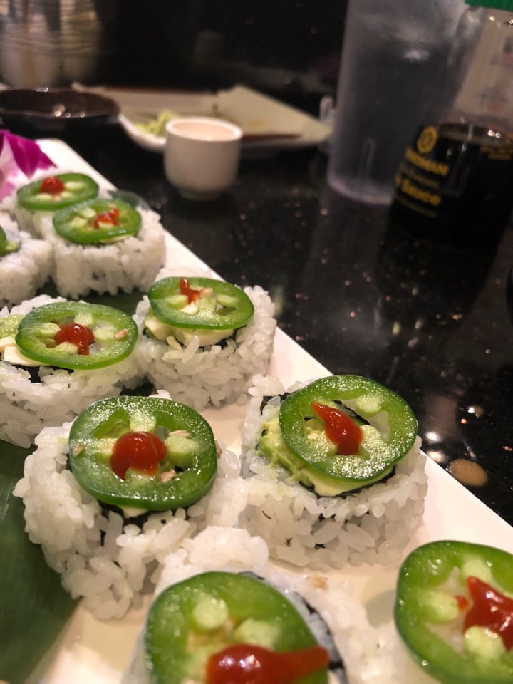 review photo of Hooked On Sushi Angry Tofu Roll shared by @ecogoddess on 05 Apr 2019 - review