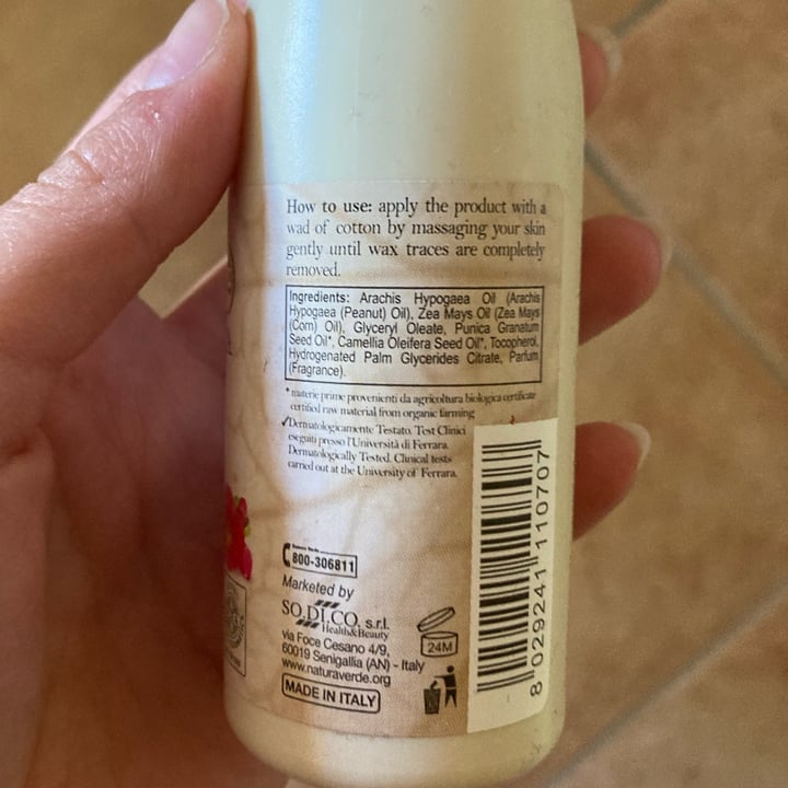 review photo of Natura Verde Olio dopocera Con Olio Di Melograno Bio E Olio Di Camelia Bio shared by @alessiaaa18 on 13 Apr 2022 - review