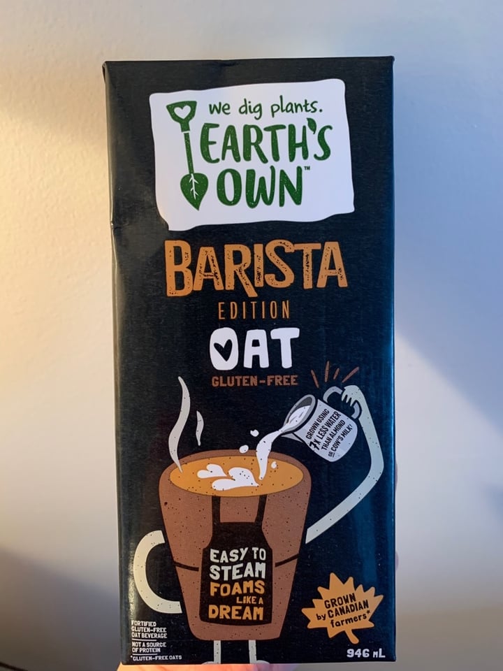 photo of Earth's Own Barista Edition Oat Milk shared by @homeisnorth on  28 Apr 2020 - review