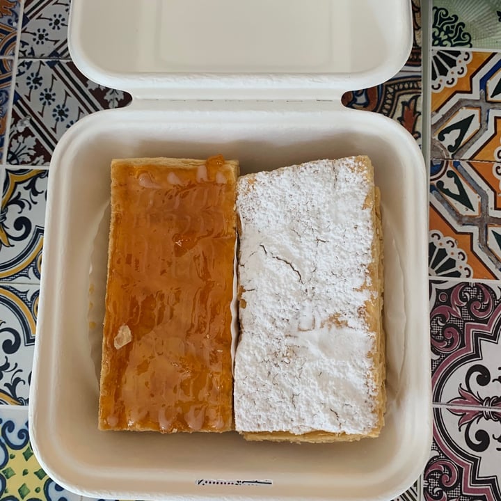 photo of Dar Nabati Vegan and Organic Cafe Orange mille feuille shared by @alternativevegan on  30 May 2021 - review