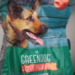 Green dog