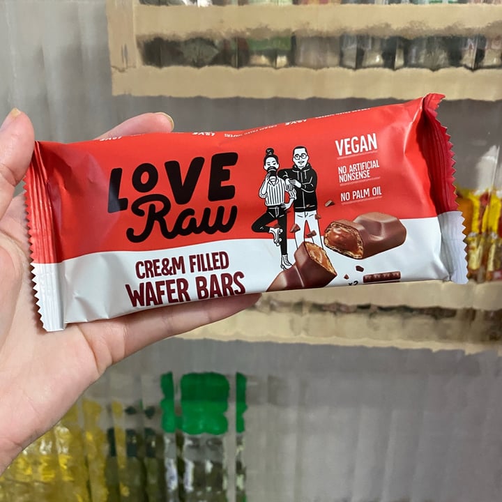 photo of LoveRaw Cre&m Filled Wafer Bars shared by @gororiddle on  12 Jun 2021 - review