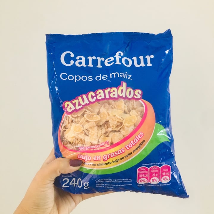 photo of Carrefour Copos de maiz azucarados shared by @sofiporti on  02 Feb 2021 - review