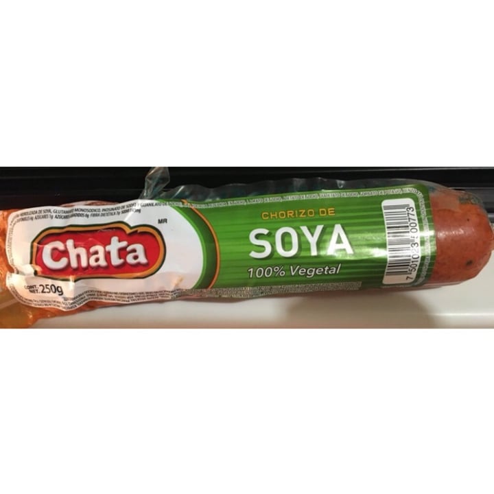 photo of La Chata Chorizo de soya shared by @vegxxio on  03 Jun 2021 - review