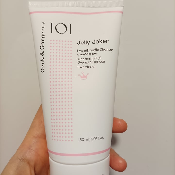 review photo of Geek&Gorgeous Limpiador facial Jelly Joker shared by @aliciagilmag on 06 Dec 2021 - review